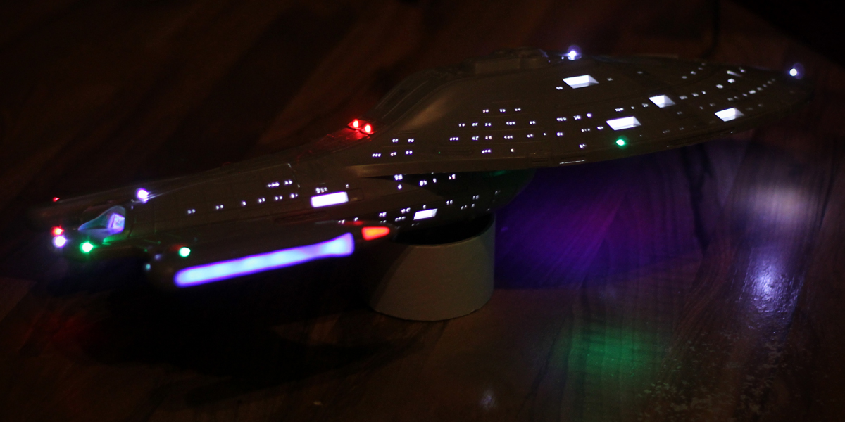 STAR TREK Voyager finaler Test mit Licht