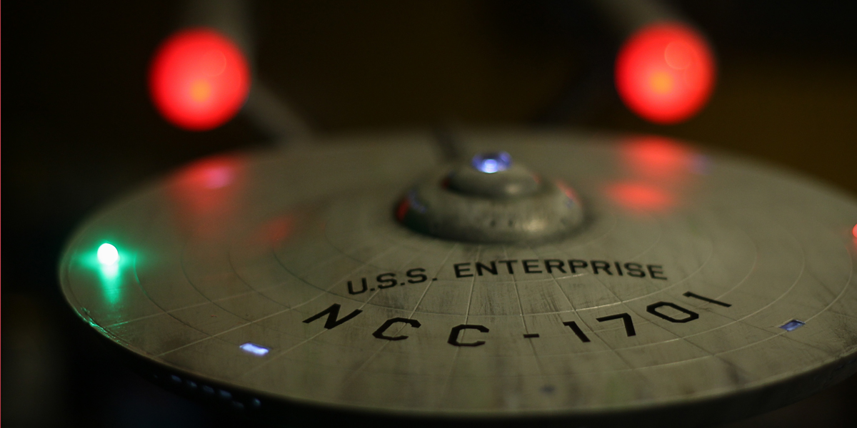 STAR TREK TOS Enterprise Schriftzug Decal