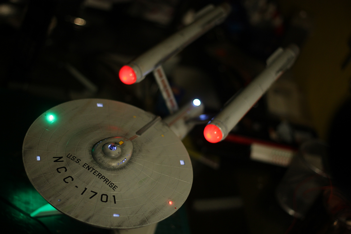 STAR TREK TOS Enterprise finale Lackierung
